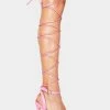 Public Desire Pink Dazed Multiway Stiletto Heels