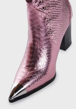 Public Desire Wide Fit West Boots Cowboy Boots