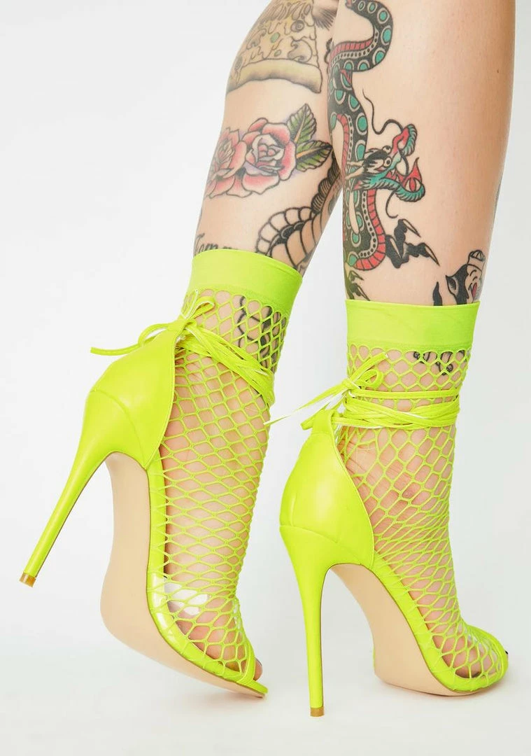 Deals ✔️ Public Desire Sunrise Fishnet 👠 Heels ❤️ 4 Public Desire Sunrise Fishnet Heels