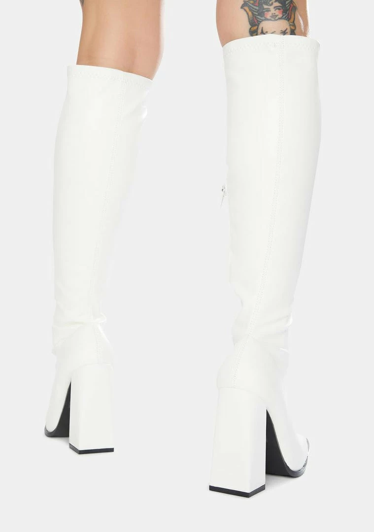 Deals ⭐ Public Desire Caryn Knee High Heeled 🥾 Boots 🥾 Boots & Booties 🎁 4 Public Desire Caryn Knee High Heeled Boots Boots & Booties