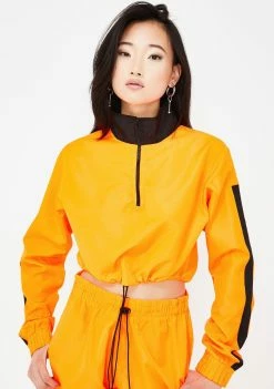 Public Desire Outerwear High Neck Tracksuit Top