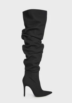Public Desire Lariza Stiletto Over The Knee Boots Thigh High Boots