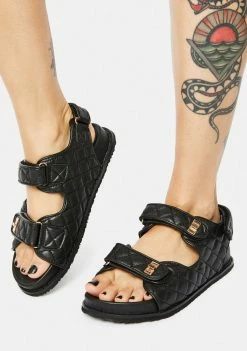 Public Desire Sandals Noir Carmen Slides