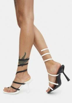 Public Desire Loop Wrap Heels