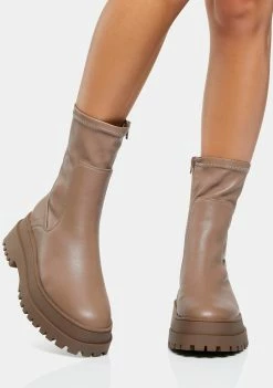 Public Desire Rusty Ankle Boots