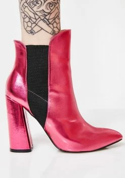 Public Desire Boots & Booties Bentley Block Heel Ankle Boots