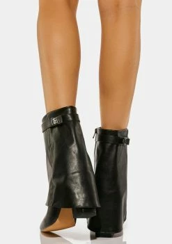 Public Desire Heeled Boots Black Fyre Ankle Boots