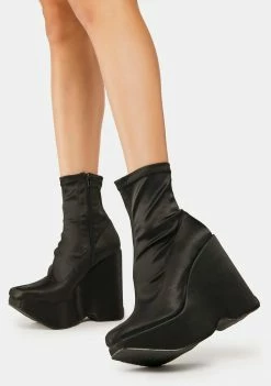 Public Desire Versus Wedge Boots Heeled Boots