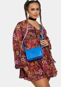 Public Desire Blue The Gianna Crossbody Bag Crossbody Bags