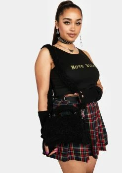 Public Desire Central Black Teddy Shoulder Bag Handbags