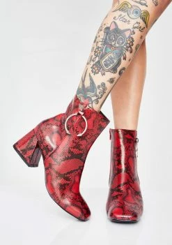 Public Desire Boots & Booties Sidewinder Snakeskin Boots