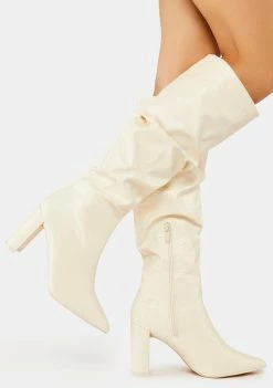 Public Desire Mine Knee High Boots