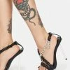 Public Desire Matrix Chain Strap Stiletto Heels