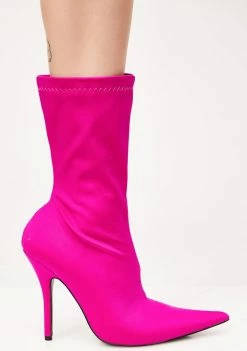 Public Desire Danger Sock Fit Ankle Boots Boots & Booties