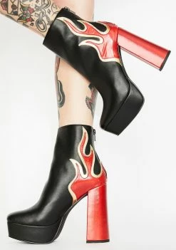 Public Desire Ablaze Platform Boots