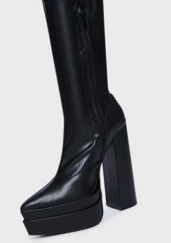 Brand new 😉 Public Desire Platform 🥾 Boots End Game Platform Knee High 🥾 Boots 🔥 7 Public Desire Platform Boots End Game Platform Knee High Boots