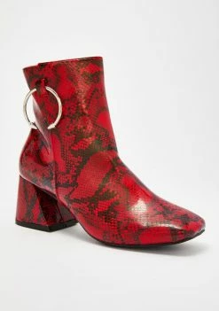 Public Desire Boots & Booties Sidewinder Snakeskin Boots