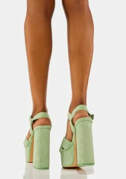 Public Desire Mint Content Platform Heels