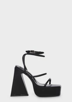 Public Desire Wide Fit Pierce Block Heels