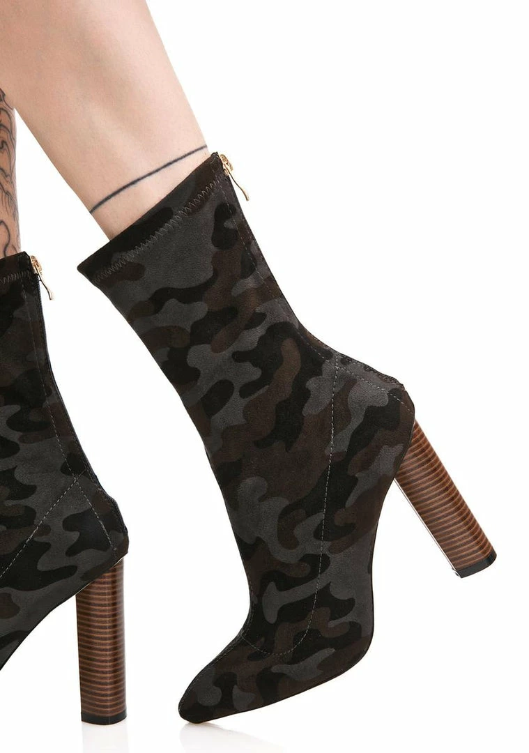 Wholesale π Public Desire π₯Ύ Boots & Booties Devon Camo Sock π₯Ύ Boots π 2 Public Desire Boots & Booties Devon Camo Sock Boots