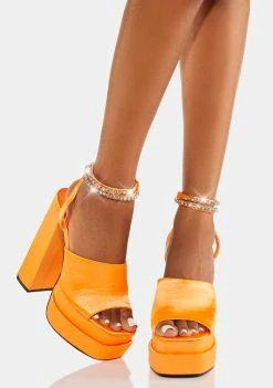 Public Desire Platforms Lilibet Rhinestone Heels