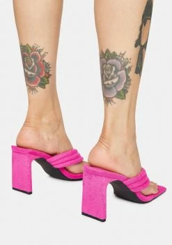 Public Desire Resort Thong Heeled Mules