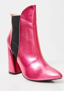 Public Desire Boots & Booties Bentley Block Heel Ankle Boots