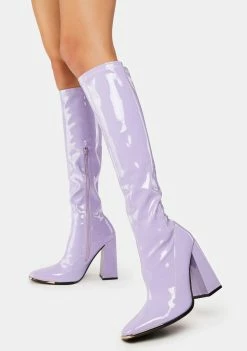 Public Desire Caryn Knee-High Boots Heeled Boots