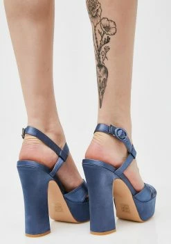 Public Desire Ocean Vamp Platform Heels Platforms