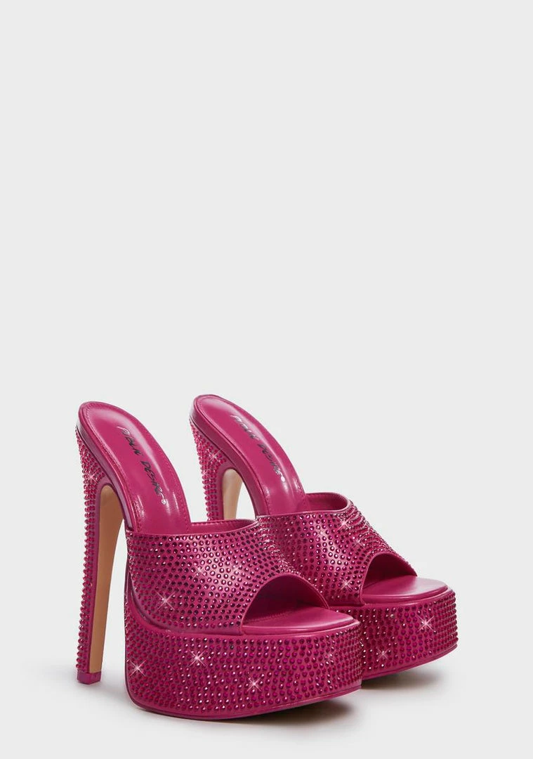 Best deal 💯 Public Desire Pink Beck Peep Toe 👠 Heels 😀 3 Public Desire Pink Beck Peep Toe Heels