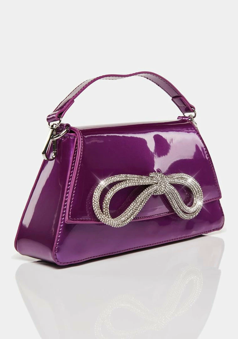 Deals ๐ Public Desire Violet The Faya Bow ๐ Handbag ๐ 4 Public Desire Violet The Faya Bow Handbag