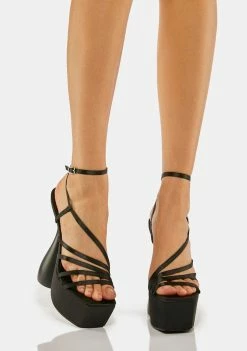 Public Desire Jean Platform Heels Platforms