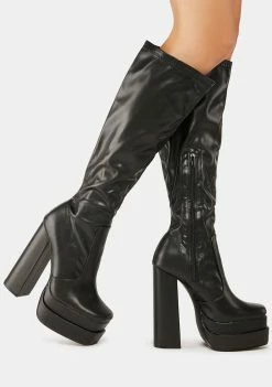 Public Desire Wide Fit Passive Platform Boots