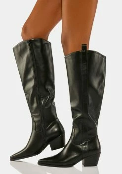 Public Desire Texas Knee High Cowboy Boots