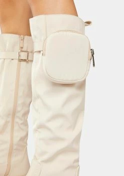 Public Desire Showing Up Cargo Boots