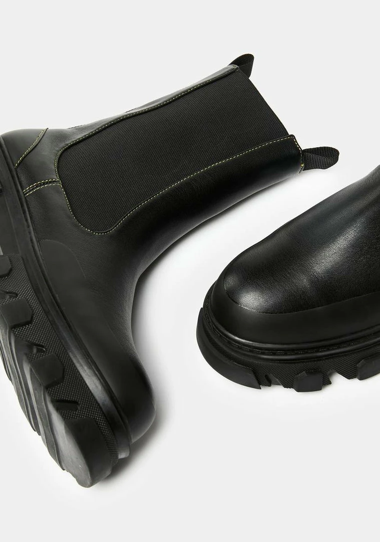 Cheapest 🥰 Public Desire Black Wonder Chunky Ankle 🥾 Boots ⭐ 2 Public Desire Black Wonder Chunky Ankle Boots