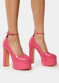Promo 👏 Public Desire Pink Donatella Platform 👠 Heels ✨ 9 Public Desire Pink Donatella Platform Heels