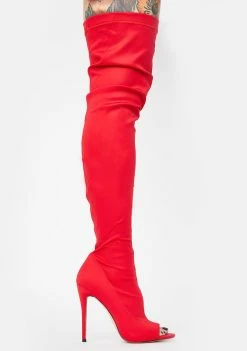 Public Desire Boots & Booties Vocal Over The Knee Boots