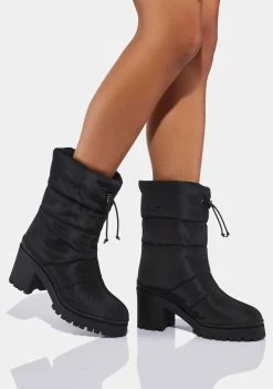 Public Desire Vine Nylon Ankle Boots