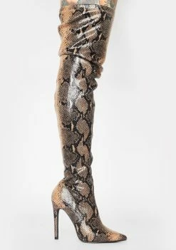 Public Desire Boots & Booties Kimana Over The Knee Boots