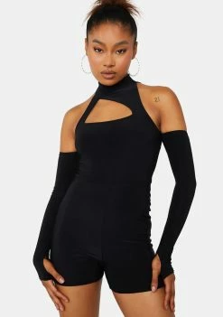 Public Desire Tops Thumb Sleeves Detail Unitard