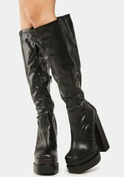 Public Desire Wide Fit Passive Platform Boots