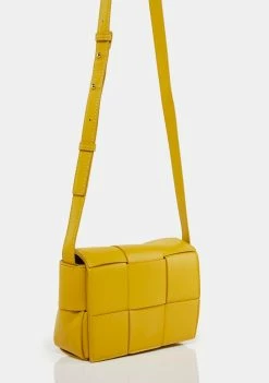 Public Desire Shoulder Bags Yellow The Gianna Crossbody Bag