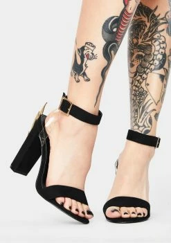 Public Desire Charged Suede Heels
