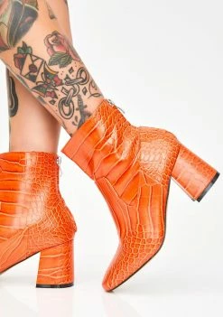 Promo ๐ Public Desire Radio Crocodile Booties ๐ฅพ Boots & Booties ๐ 9 Public Desire Radio Crocodile Booties Boots & Booties
