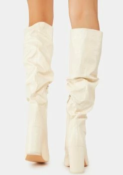 Public Desire Mine Knee High Boots