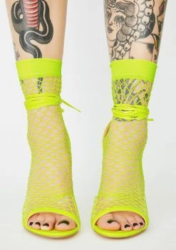 Deals ✔️ Public Desire Sunrise Fishnet 👠 Heels ❤️ 6 Public Desire Sunrise Fishnet Heels