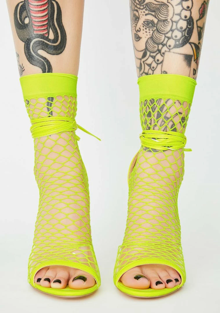 Deals ✔️ Public Desire Sunrise Fishnet 👠 Heels ❤️ 3 Public Desire Sunrise Fishnet Heels