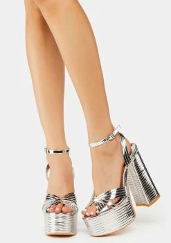Cheap 🔔 Public Desire Zurra Platform 👠 Heels ✔️ 7 Public Desire Zurra Platform Heels