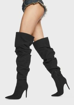 Public Desire Lariza Stiletto Over The Knee Boots Thigh High Boots